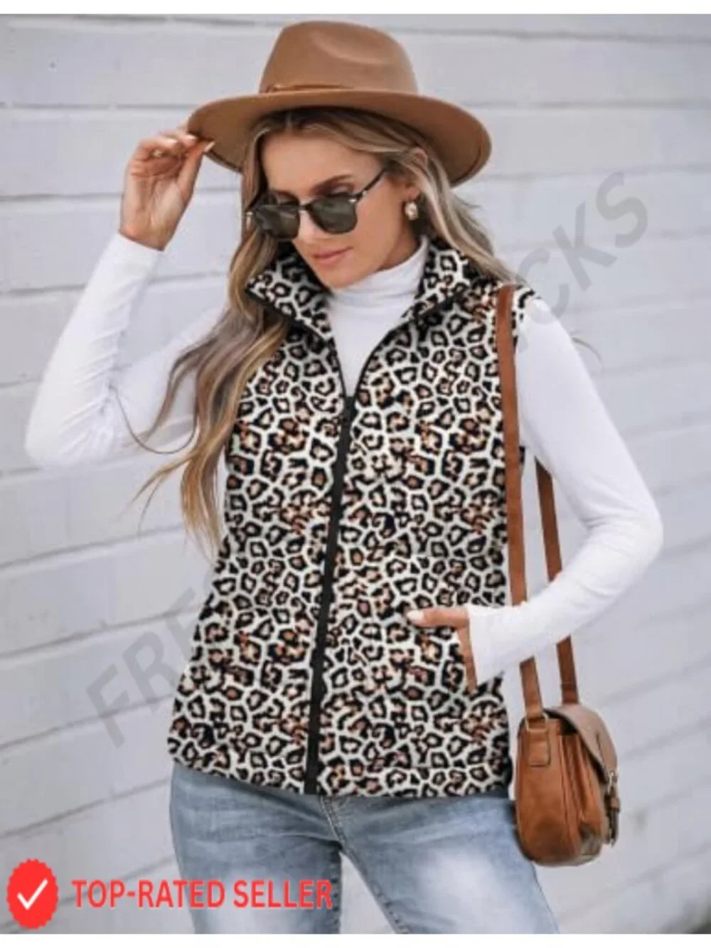 Women's Quilted Puffer Vest Lightweight Sleeveless Zip Up Outerwear